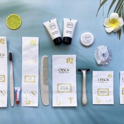 amenities lúa mạch đóng túi giấy đá cho khách sạn 3-4 sao