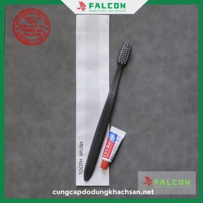 bàn chải đen đóng túi comfort