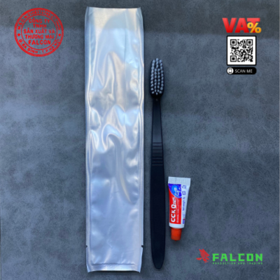bàn chải đen đóng túi màng nhôm