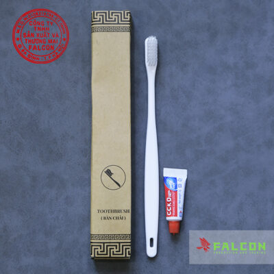 bàn chải trắng đóng bao bì hộp giấy