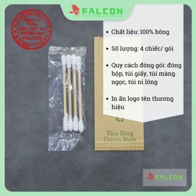 Thông tin sản phẩm tăm bông khách sạn cao cấp