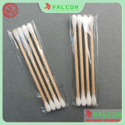 Tăm bông thân gỗ cao cấp