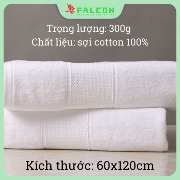 Thông tin sản phẩm khăn tắm khách sạn cỡ vừa