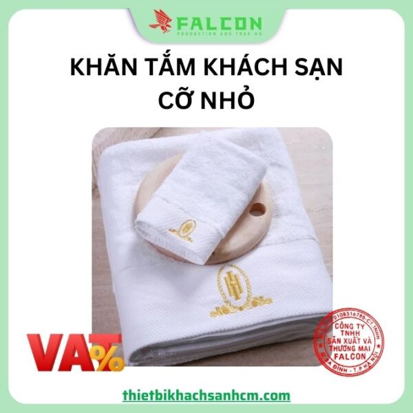 Khăn tắm khách sạn thêu logo kích thước 50 - 100cm