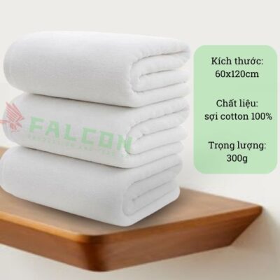 Thông tin sản phẩm khăn tắm cỡ vừa thêu logo khách sạn