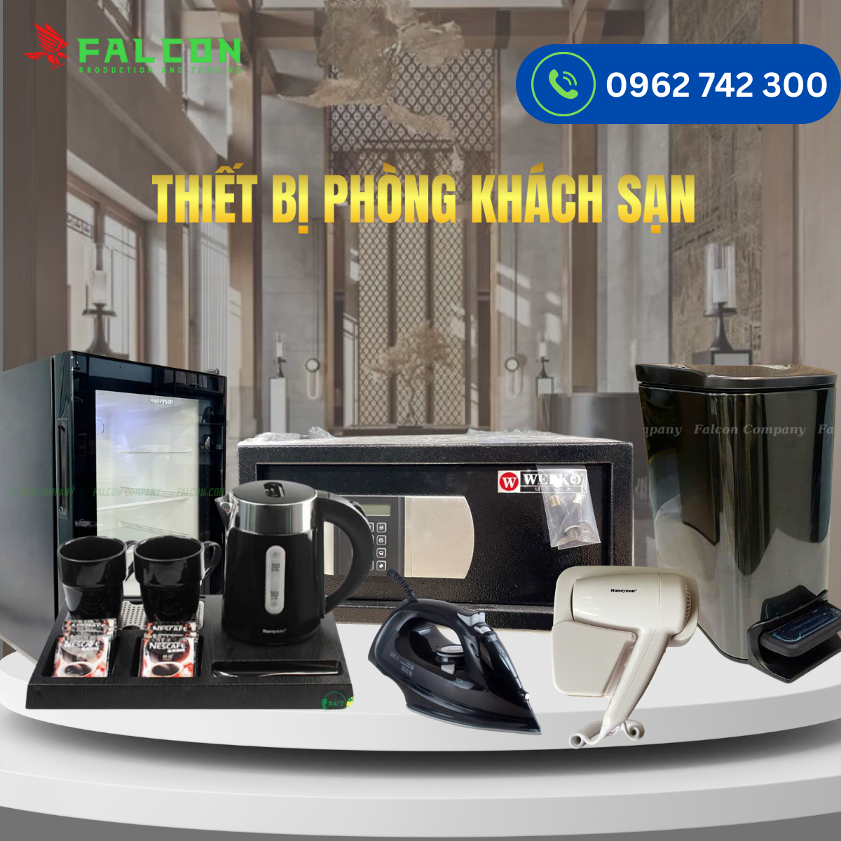 Thiết bị phòng ngủ khách sạn từ 1 - 5 sao